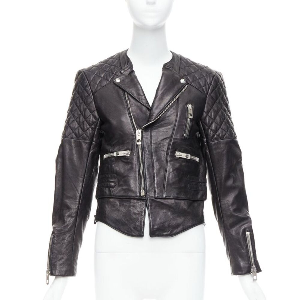 Balenciaga 2011 Leather Biker Jacket